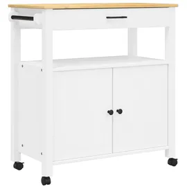 vidaXL Küchenwagen MONZA 84x40x90 cm Massivholz Kiefer