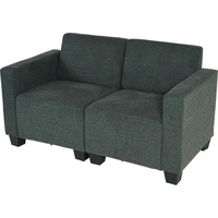 MCW Modular 2-Sitzer Sofa Couch Moncalieri, Stoff/Textil ~ anthrazit-grau