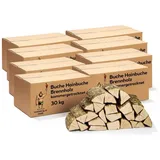 Neandertaler Feuer Kaminholz Brennholz Buche Grillholz Hartholz Buchenholz Feuerholz Holz, 240 kg 240 kg