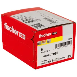 Fischer Nageldübel N 6 x 40/10 S 50 Stück