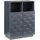 [en.casa] Highboard Bopibobro 86 x 64 x 36 cm Dunkelgrau