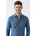 Businesshemd No Six 24/Seven super slim Herren Gr 45 N-Gr blau rauchblau Web Obermaterial 92 Baumwolle 8 Elasthan sehr schmal Hemden in bequemer Jersey-Qualität