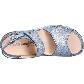 Finn Comfort Damen Sandale, blau(jeans), Gr. 36 - Blau - 36