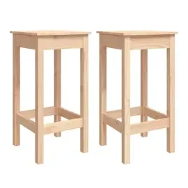 vidaXL 3-tlg. Bar-Set Massivholz Kiefer