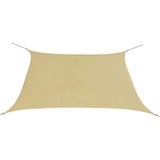 vidaXL Sonnensegel Oxford-Gewebe Quadratisch 3,6x3,6 m Beige