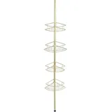 Wenko Teleskop-Eckregal Dolcedo Rostfrei Gold Matt