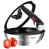 TEFAL INGENIO EMOTION WOK PFANNE 26 CM + GLASDECKEL + ABNEHMBARER GRIFF 3-TEILIG