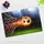 cover-your-desk Schreibtischunterlage für Kinder Flammender Fußball mit Feuerschweif, aus hochwertigem Vinyl , 60 x 40 cm