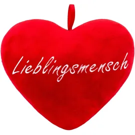 Brubaker Riesiger XXL Teddybär 150 cm groß Beige mit einem Lieblingsmensch Plüschherz