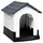 vidaXL Hundehütte 57 x 68 x 66 cm Polypropylen Grau
