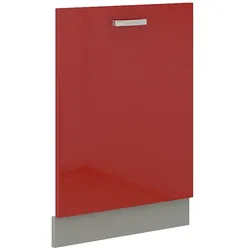 Frontblende Geschirrspüler vollintegriert 60 cm Rot Hochglanz Küche Rose Bianca