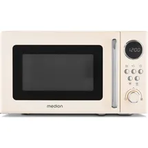 Medion MD15000 Retro Mikrowelle Solo beige 800W 20L