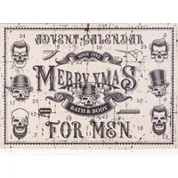 Adventskalender für Männer – 24 Pflege- und Badeüberraschungen im Skull Design