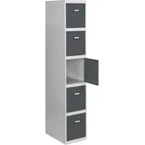 Simonrack Simonlocker Professioneller Metall-schrank Grau 5 Türen