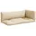 vidaXL Palettenkissen 103 x 10 cm beige 3-tlg.
