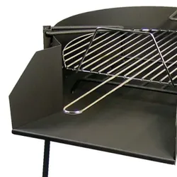 IMEX Runder Grill mit Paella-Ständer