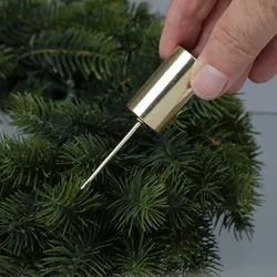 Stabkerzenhalter für Adventskranz Gesteck ohne Dorn Kerzenpick 4St