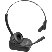 SBS Kabelloses Mono-Headset mit Ladestation Schwarz