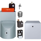 Viessmann Öl-Brennwert-Paket Vitorondens 200-T 20,2 kW mit Regelung Vitotronic 200, Mischermodul und 160l Speicher untergestellt - BR2A482