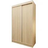 masseno Schwebetürenschrank SOFIA 120 x 216 x 61 cm Braun