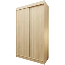 masseno Schwebetürenschrank SOFIA 120 x 216 x 61 cm Braun