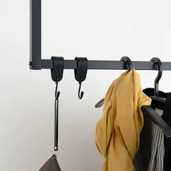 HOME DELUXE Garderobe SWAY - Farbe: Schwarz
