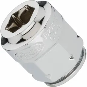 VIGOR Steckschlüssel-Einsatz, superflach V6202-10 ∙ Vierkant hohl 10 mm (3/8 Zoll) ∙ 10