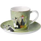 GOEBEL Espressotasse zum Sammeln La Storia di Serafino von Rosina Wachtmeister aus Fine Bone China, 0,1L, 66-860-88-1
