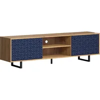 Trendteam smart living - Sentra - TV-Schrank - Dunkelblau/Eiche