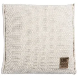 Knit Factory Jesse Zierkissen 50 x 50 cm Beige