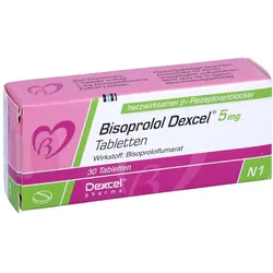 Bisoprolol Dexcel 5 mg Tabletten 30 St