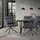 ML-Design Esszimmerstühle drehbar 2er Set Anthrazit, Rückenlehne, Auto-Position,
