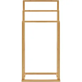 Beliani Handtuchständer Hellbraun