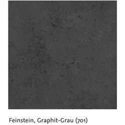 Hochglanz-Oberfläche, Feinstein, graphite-grau (701)