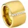 Steel_art Ring Lines goldfarben in goldfarben | Gr.: 60
