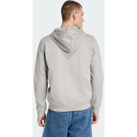 adidas Trefoil Essentials Kapuzenjacke Herren Medium Grey Heather/White XXL