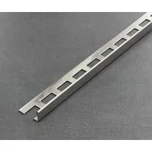 Proline Fliesenschiene als Winkelprofil, Edelstahl (V2A) glänzend, Länge 2,50 m 11 mm Fliesenprofil