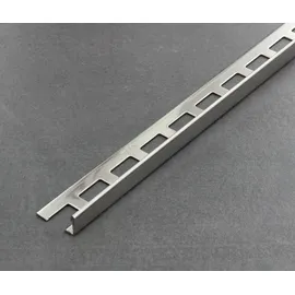 Proline Fliesenschiene als Winkelprofil, Edelstahl (V2A) glänzend, Länge 2,50 m 11 mm Fliesenprofil