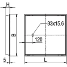 RIDI Homelight LED-Einbauleuchte M625 4000K quadratisch