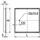 RIDI Homelight LED-Einbauleuchte M625 4000K quadratisch