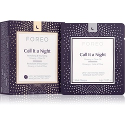 FOREO UFOTM Call It a Night revitalisierende Maske für die Nacht zur Erneuerung der Haut mit nahrhaften Effekt 7 x 6 g