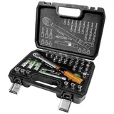 Brüder Mannesmann Werkzeuge Drehmomentschlüssel-Set M18315 1/4" (6,3 mm) 32-tlg.