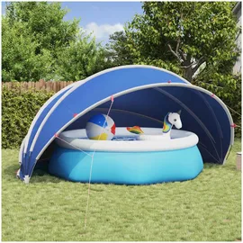 vidaXL Pool-Dome Grün 500 x 500 x 236 cm