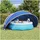 vidaXL Pool-Dome Grün 500 x 500 x 236 cm