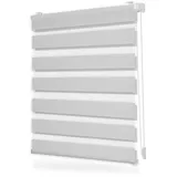 Lichtblick Duo Rollo / Doppelrollo Klemmfix 70 x 220 cm weiß