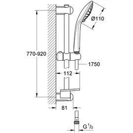 Grohe Euphoria 110 Massage Brauseset (27226AL1)