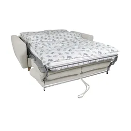 Sofa.de Einzelsofa mit Schlaffunktion Caroline ¦ beige ¦ Maße (cm): B: 198 H: 92 T: 102.0