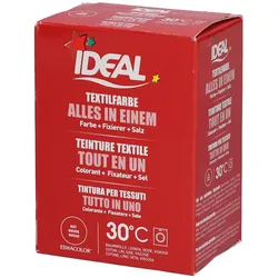 Ideal® Textilfarbe Rot Alles in Einem für Waschmaschinen