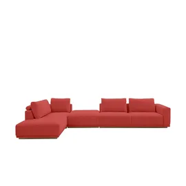 Musterring Eckcouch Mikrofaser 3-Sitzer Beige
