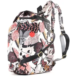 Oilily Botanic Pop Folding Classic Backpack Charcoal grau mehrfarbig - Grau/Bunt